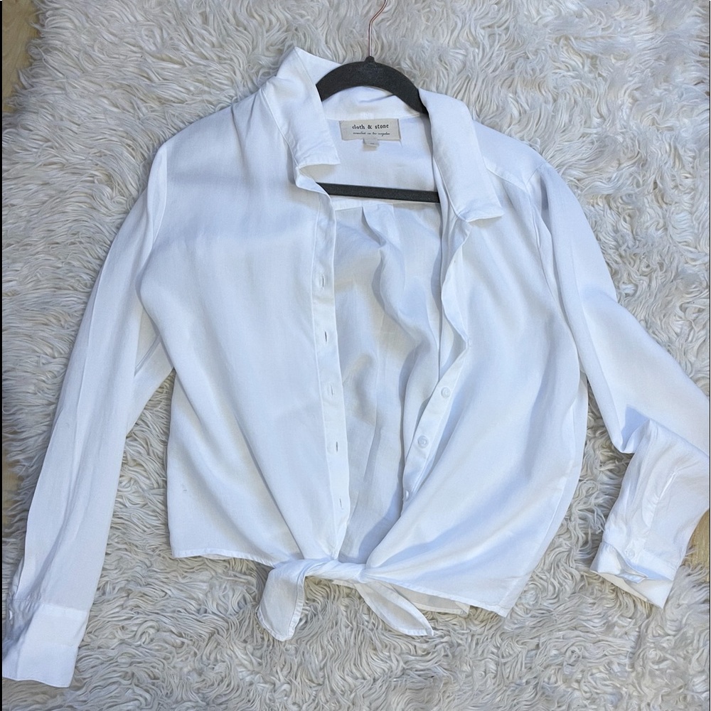Brand NEW CLOTH & STONE TIE BUTTON SHIRT
